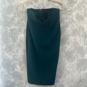 XS green pencil skirt